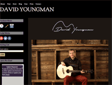 Tablet Screenshot of davidyoungmanmusic.com